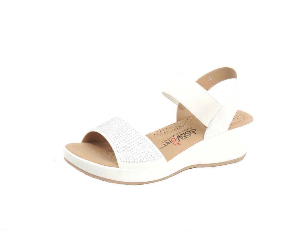 SANDALES CHIC - FELICITY 01 WHT - Lady Comfort