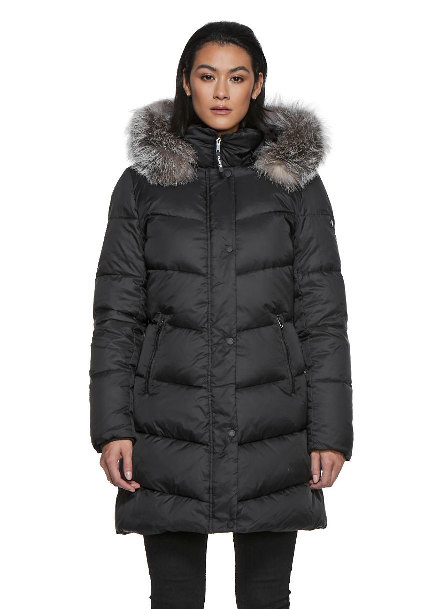 MANTEAU FEMME - GRACE BLK - OOKPIK