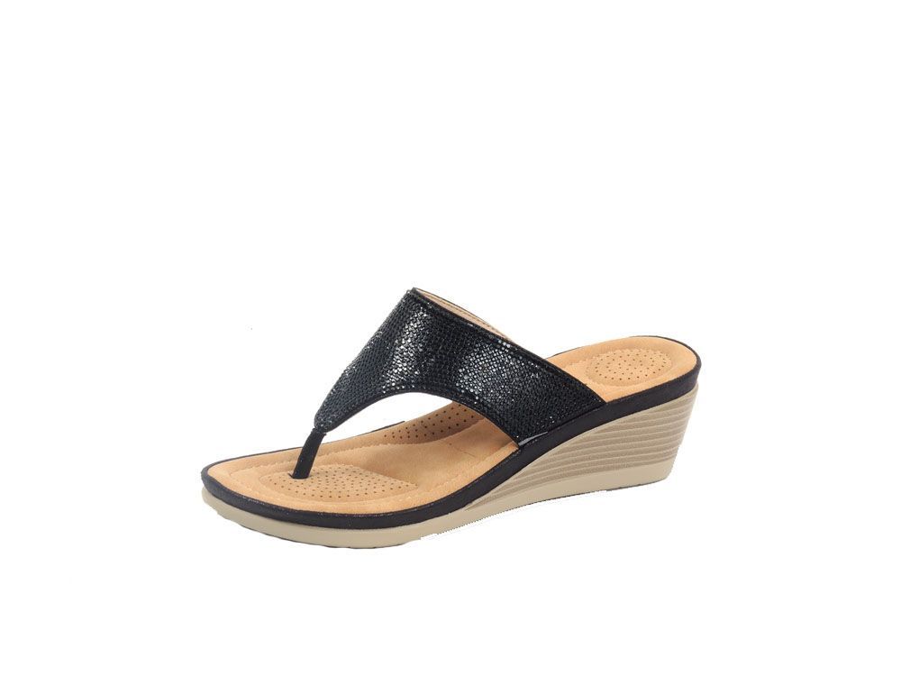 SANDALES CHIC - JANICE 03 BLK - Taxi