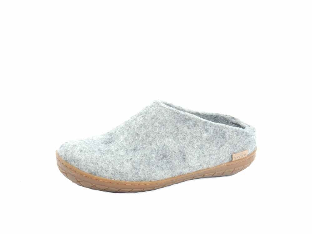 PANTOUFLES - OPEN HEEL GRY - Glerups