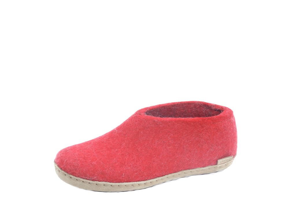 PANTOUFLES - SHOE RED - Glerups